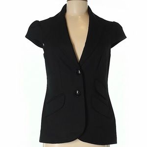 Trina Turk Cap sleeve blazer with pockets